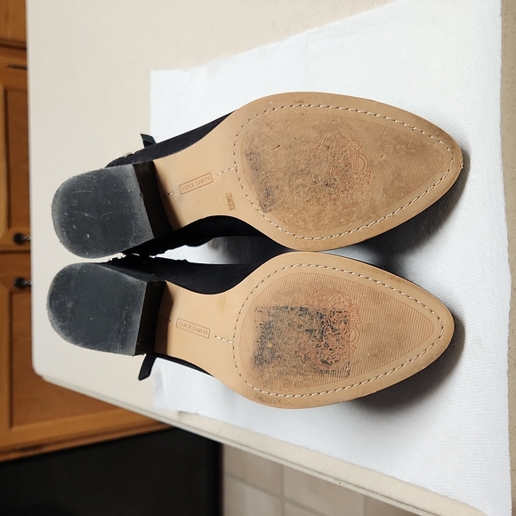 Vince Camuto Women's Ankle Boots/Booties Size 7.5, Black/Silver, VGUC - Picture 11 of 13